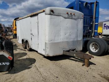  Salvage Haulmark Encl Trlr