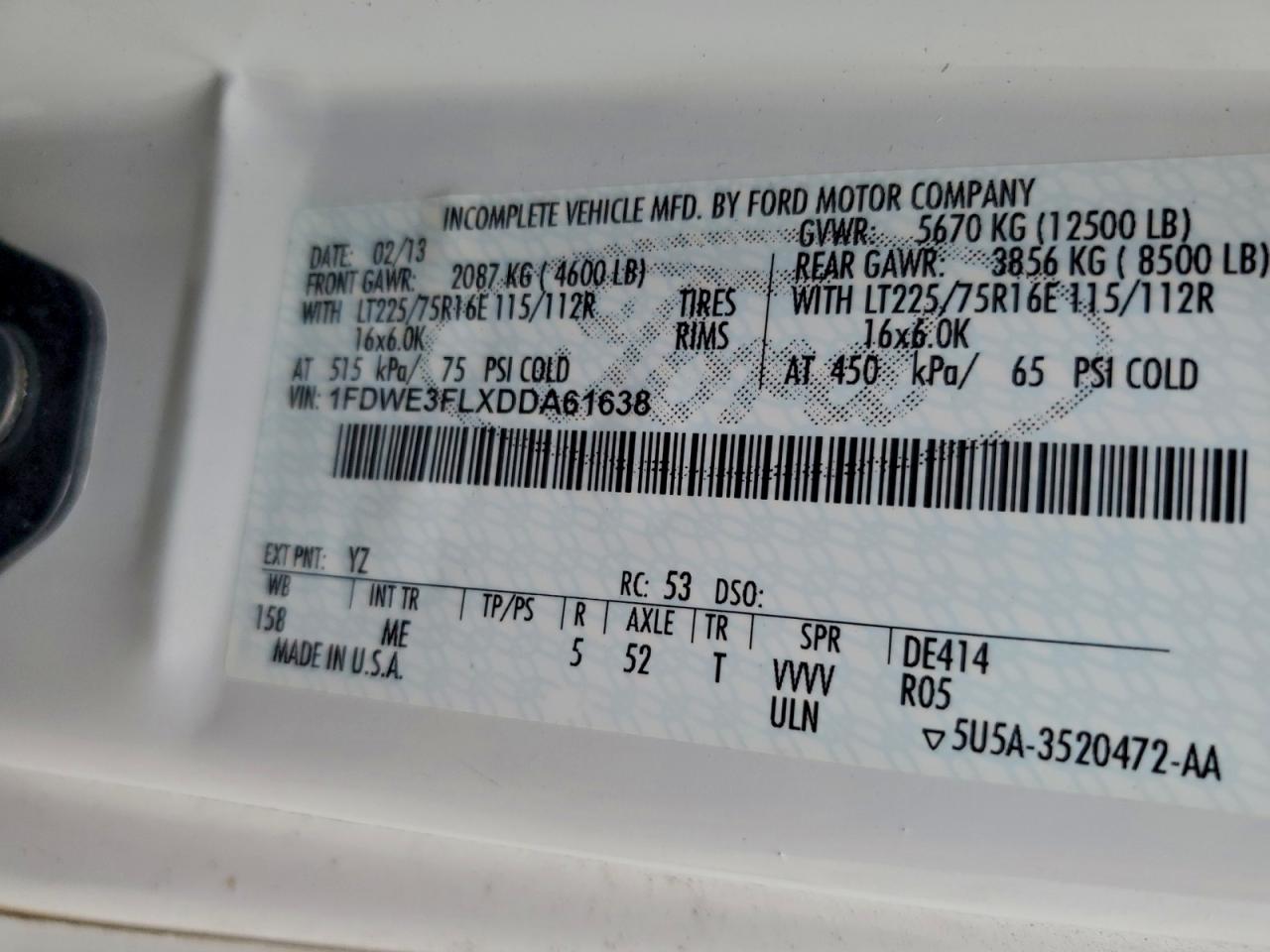 Ford Econoline E350 Super Duty Cutaway Van Image 7