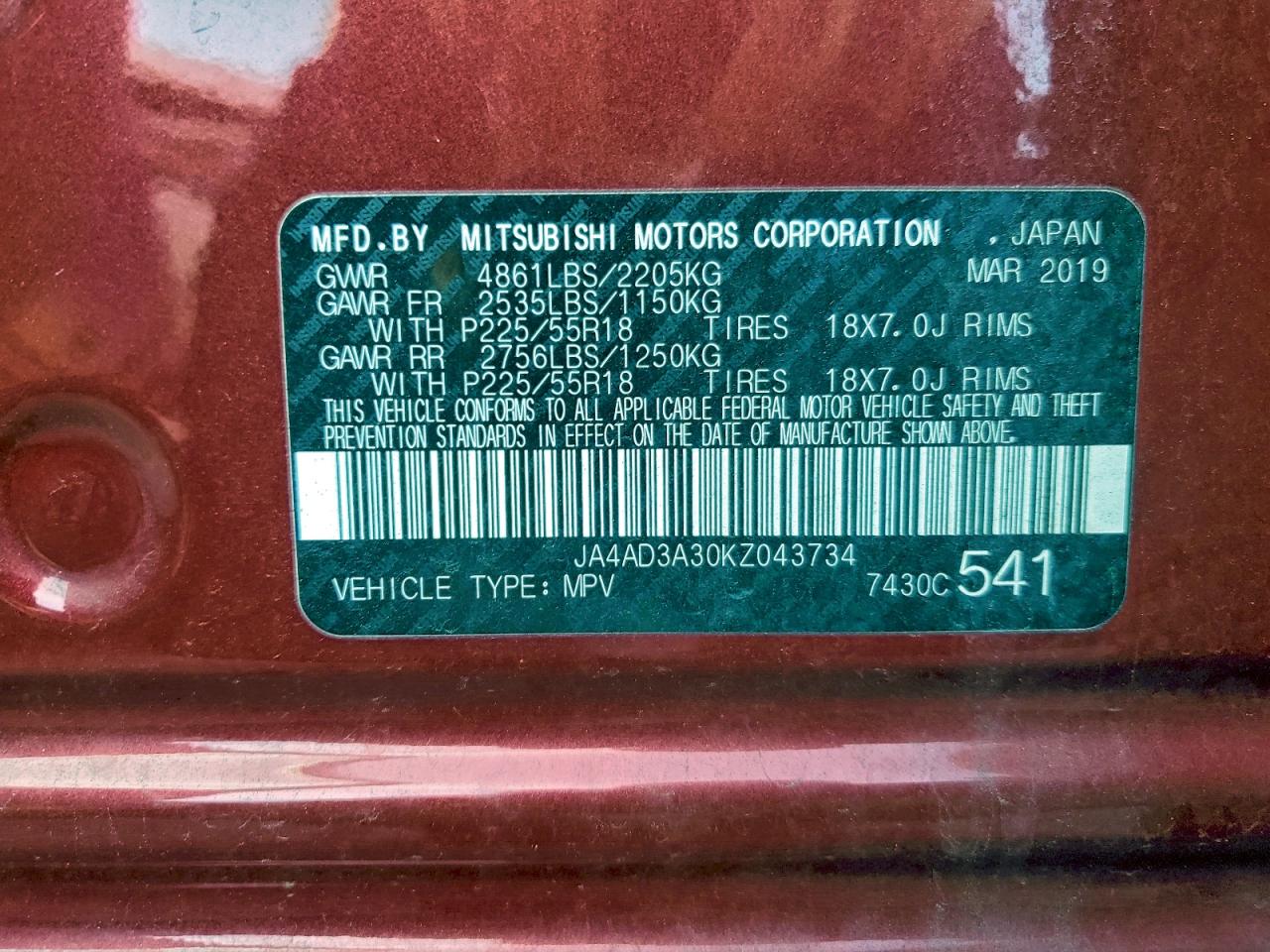 Mitsubishi Outlander Se Image 10