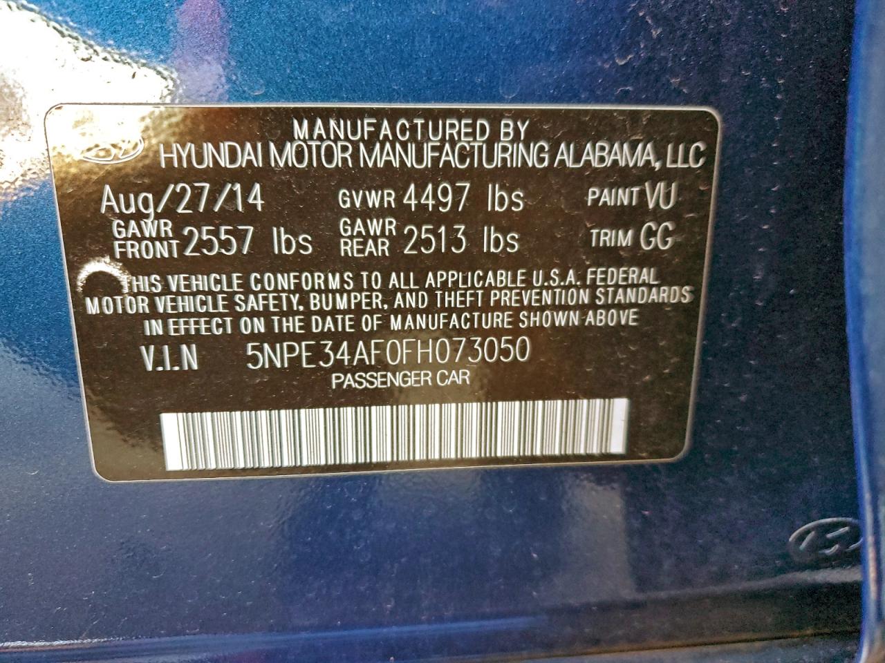 Hyundai SONATA Sport Image 9