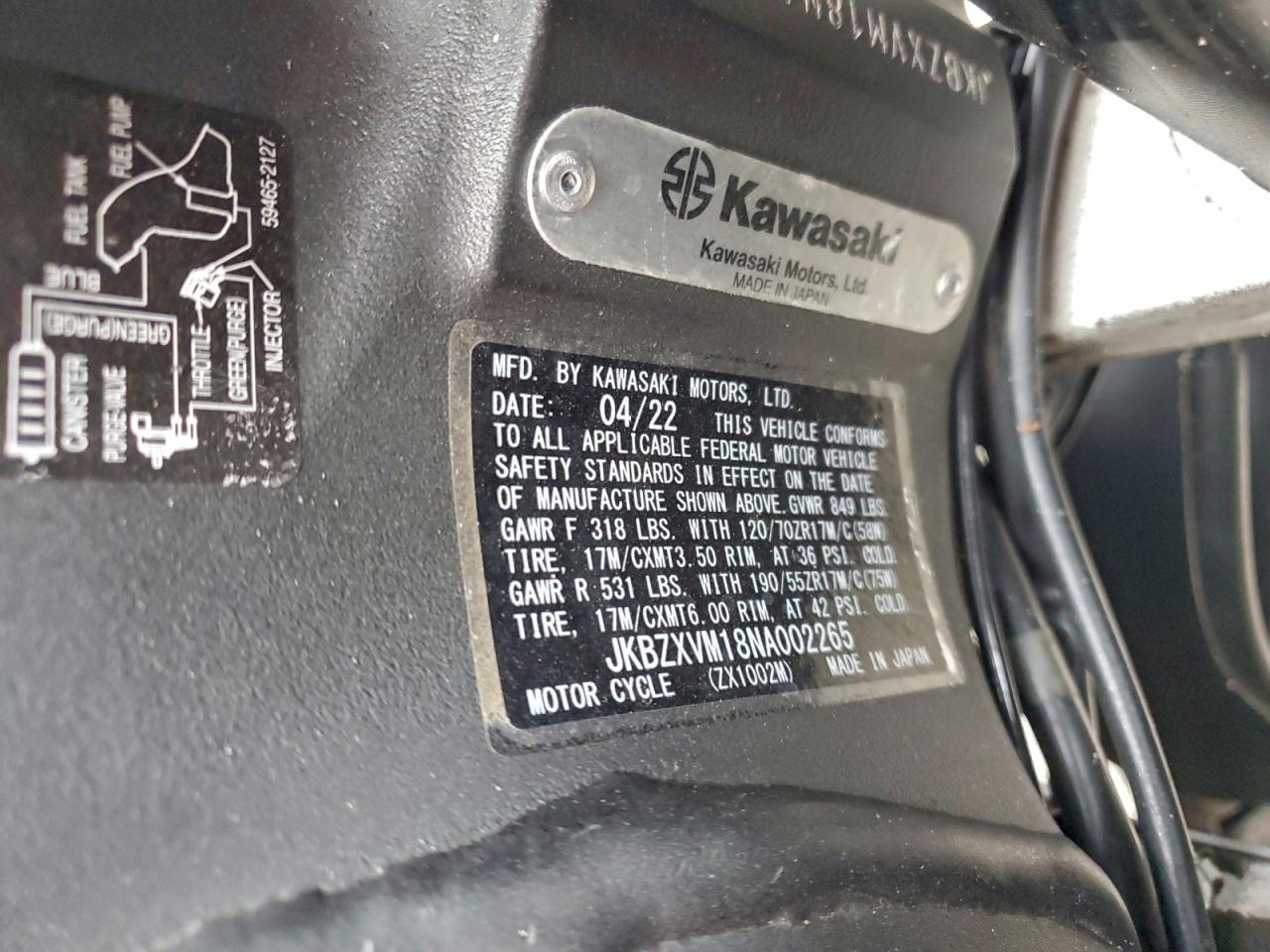 Kawasaki Zx1002 M M Image 8