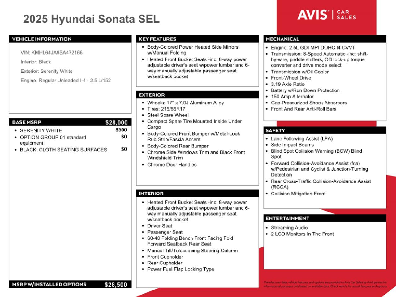 Hyundai SONATA Sel Image 3
