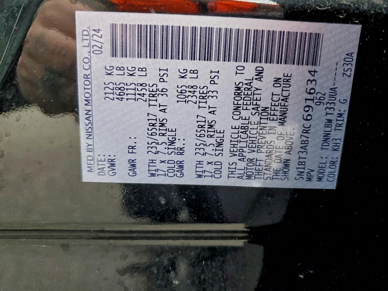 Nissan Rogue S Image 6